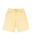 Dime MTL Carpenter Denim Shorts Lemon