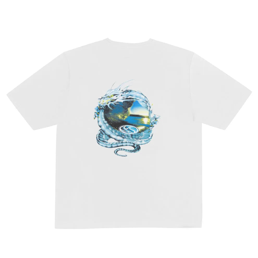 Yardsale XXX Wave Serpent Tee White - ARROW & BEAST