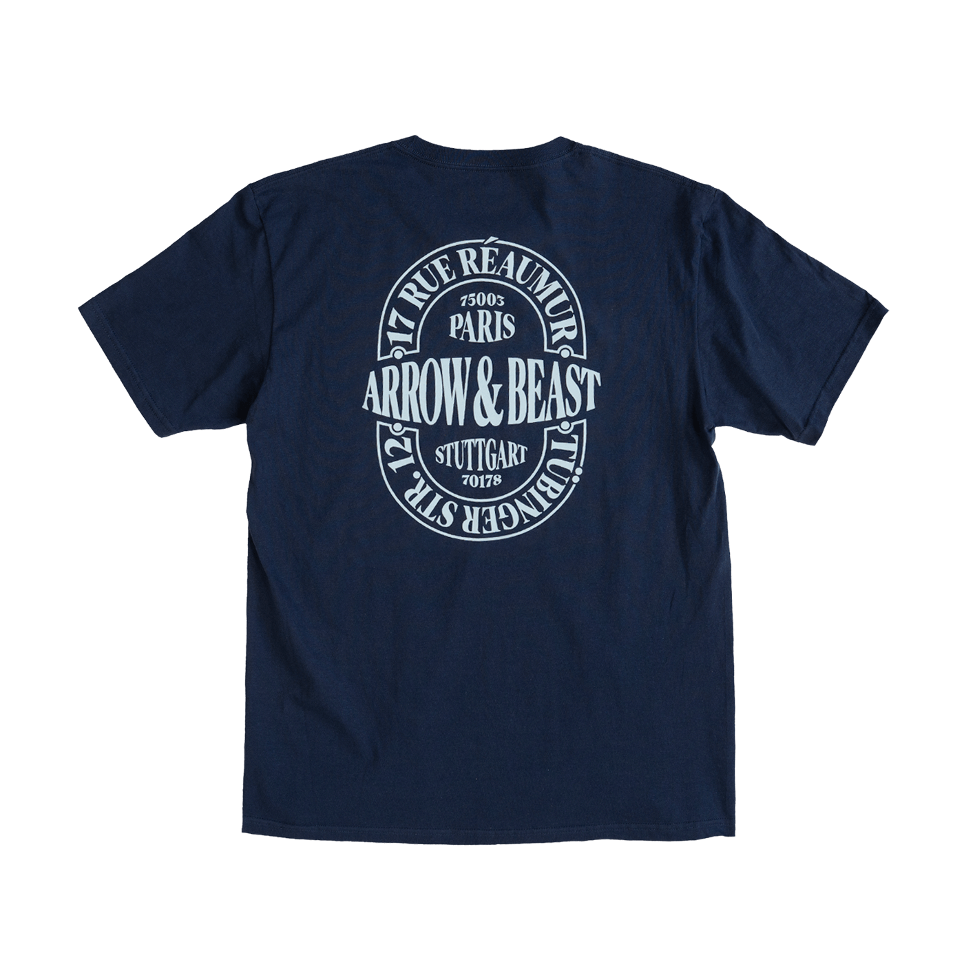 ARROW & BEAST Atelier Tee Navy