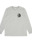 ARROW & BEAST Oracle Long Sleeved Tee Heather Grey - ARROW & BEAST