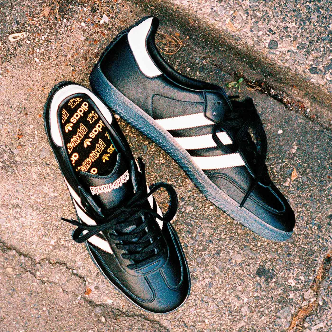 adidas Skateboarding FA Samba Black ID7339 ONLINE ONLY - ARROW & BEAST