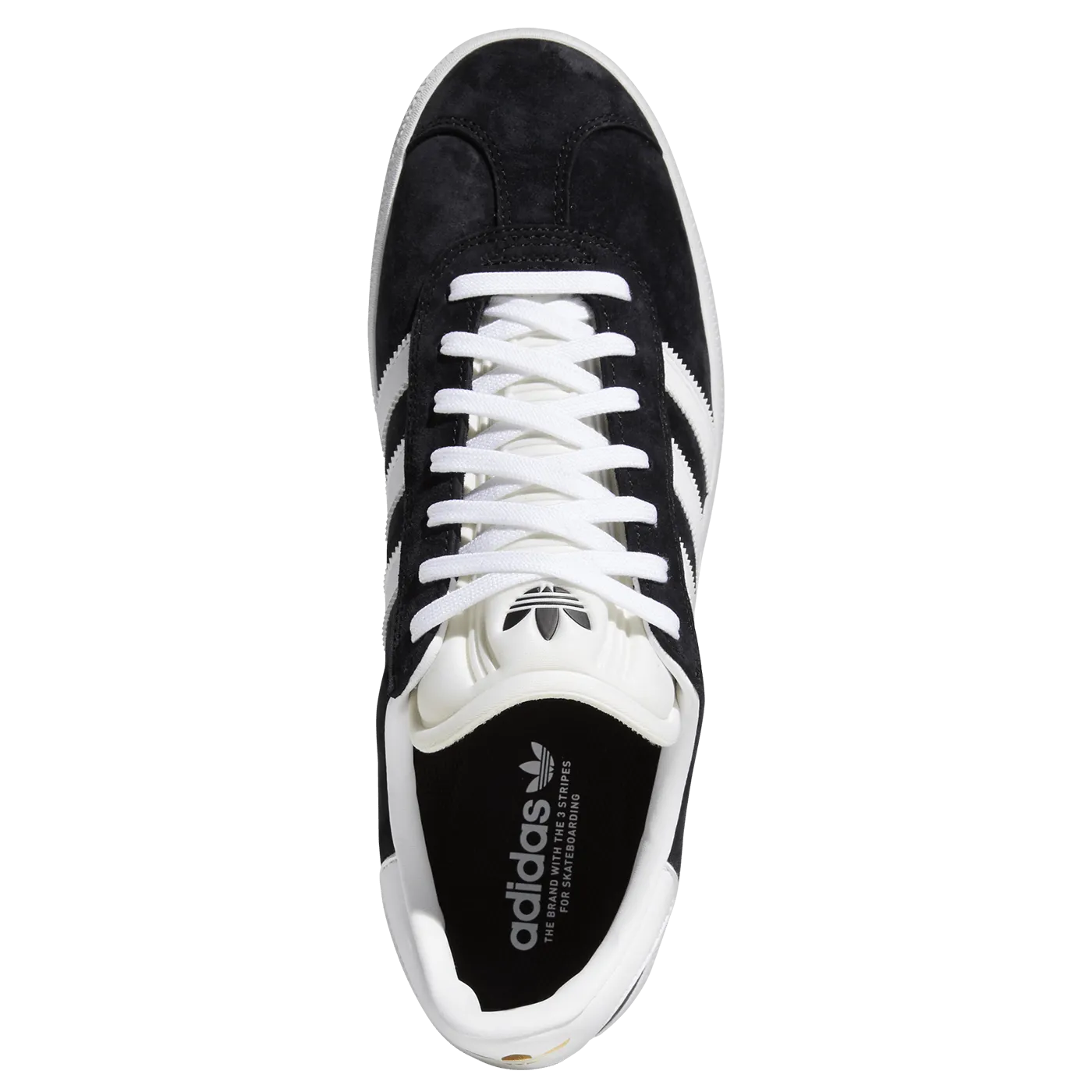 adidas Skateboarding Gazelle ADV Shoe Black White FX6563 - ARROW & BEAST
