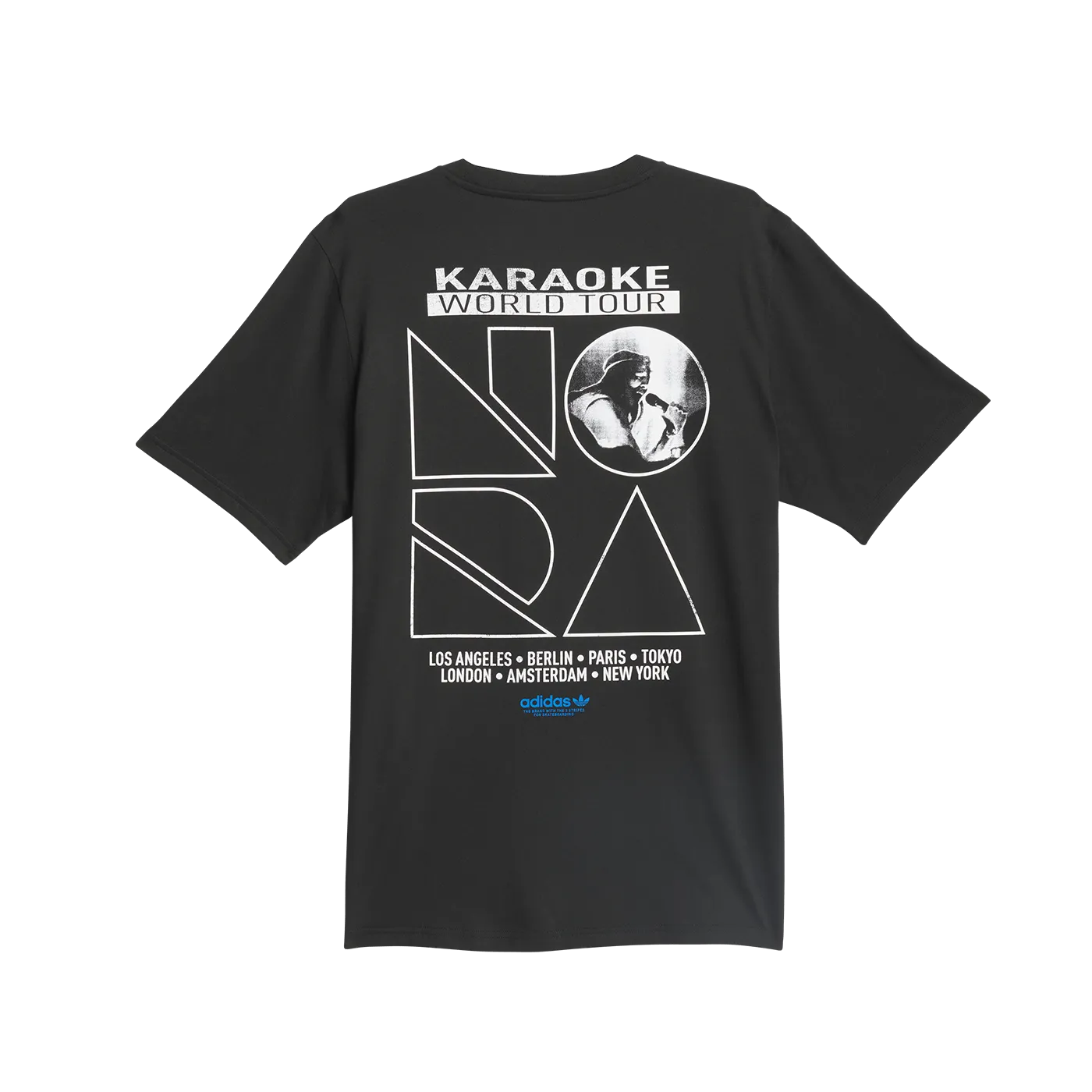 adidas Skateboarding Nora Karaoke Tee Black - ARROW & BEAST