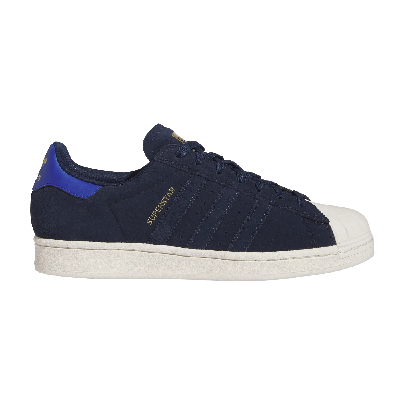 Adidas superstar donkerblauw suede hot sale
