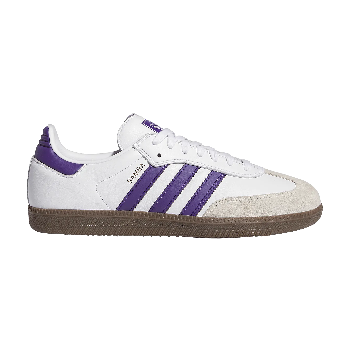 adidas Skateboarding Samba Cloud White Collegiate Purple IE6613 ARROW BEAST