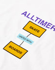 Alltimers Form & Matter Tee White - ARROW & BEAST