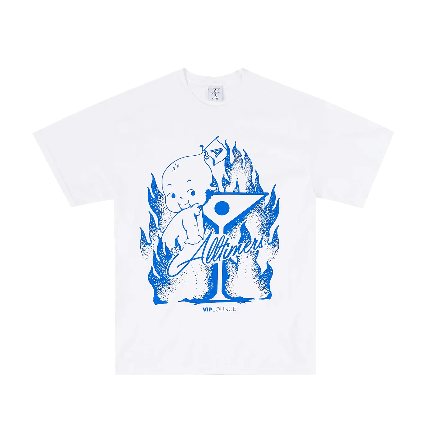 Alltimers Hades Baby Tee White - ARROW & BEAST