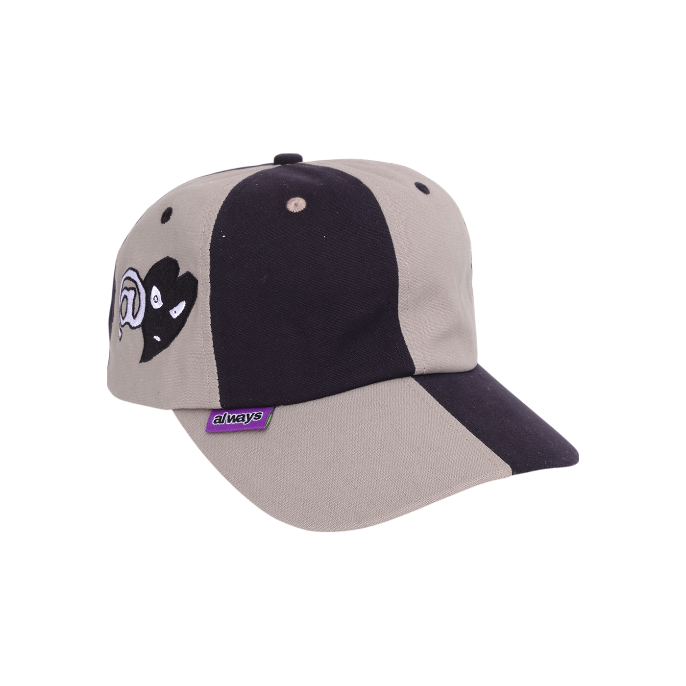 Always @ Range 5 Mixed 6-Panel Hat Grey Black