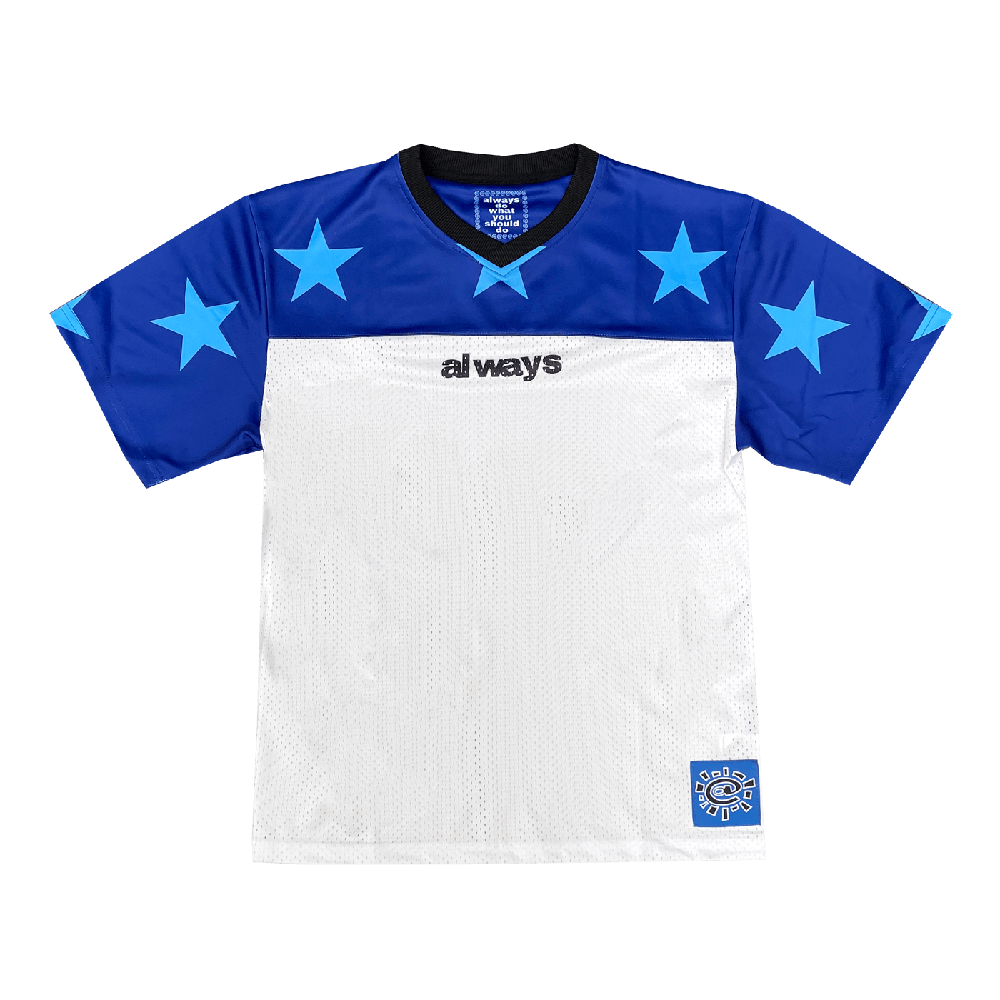 Always Micro Mesh Star Football Shirt Blue Navy – ARROW & BEAST