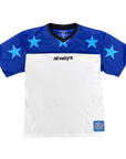 Always Micro Mesh Star Football Shirt Blue Navy - ARROW & BEAST