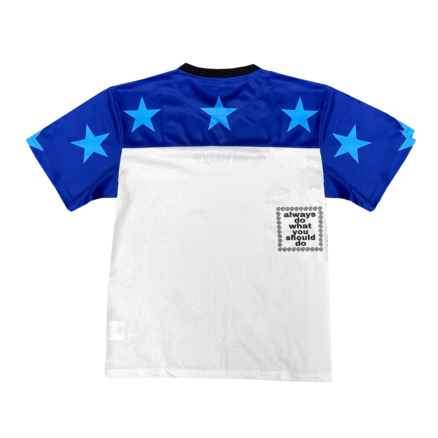 Always Micro Mesh Star Football Shirt Blue Navy - ARROW & BEAST