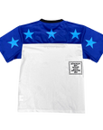 Always Micro Mesh Star Football Shirt Blue Navy - ARROW & BEAST
