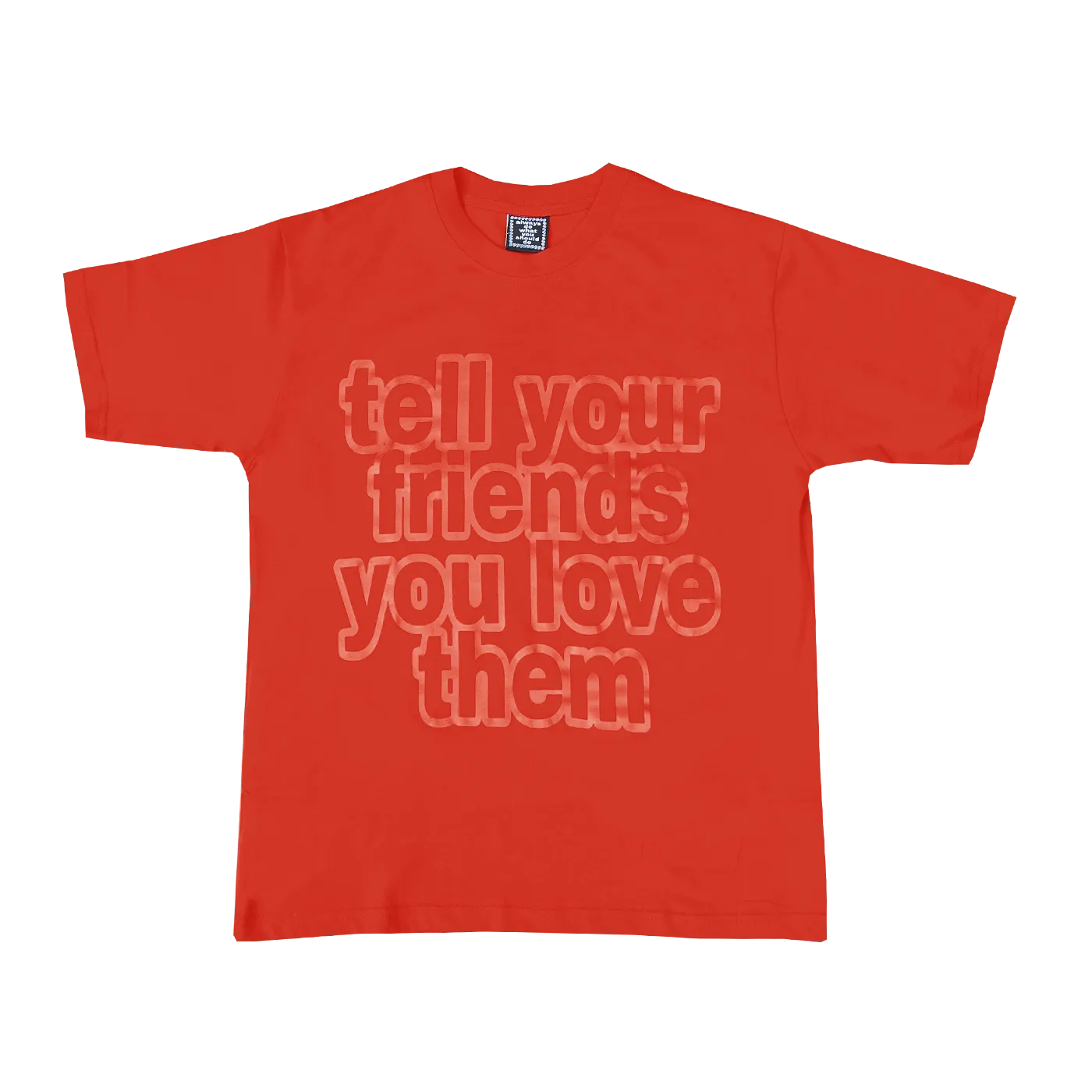 Always TYFYLT Shirt Red - ARROW & BEAST