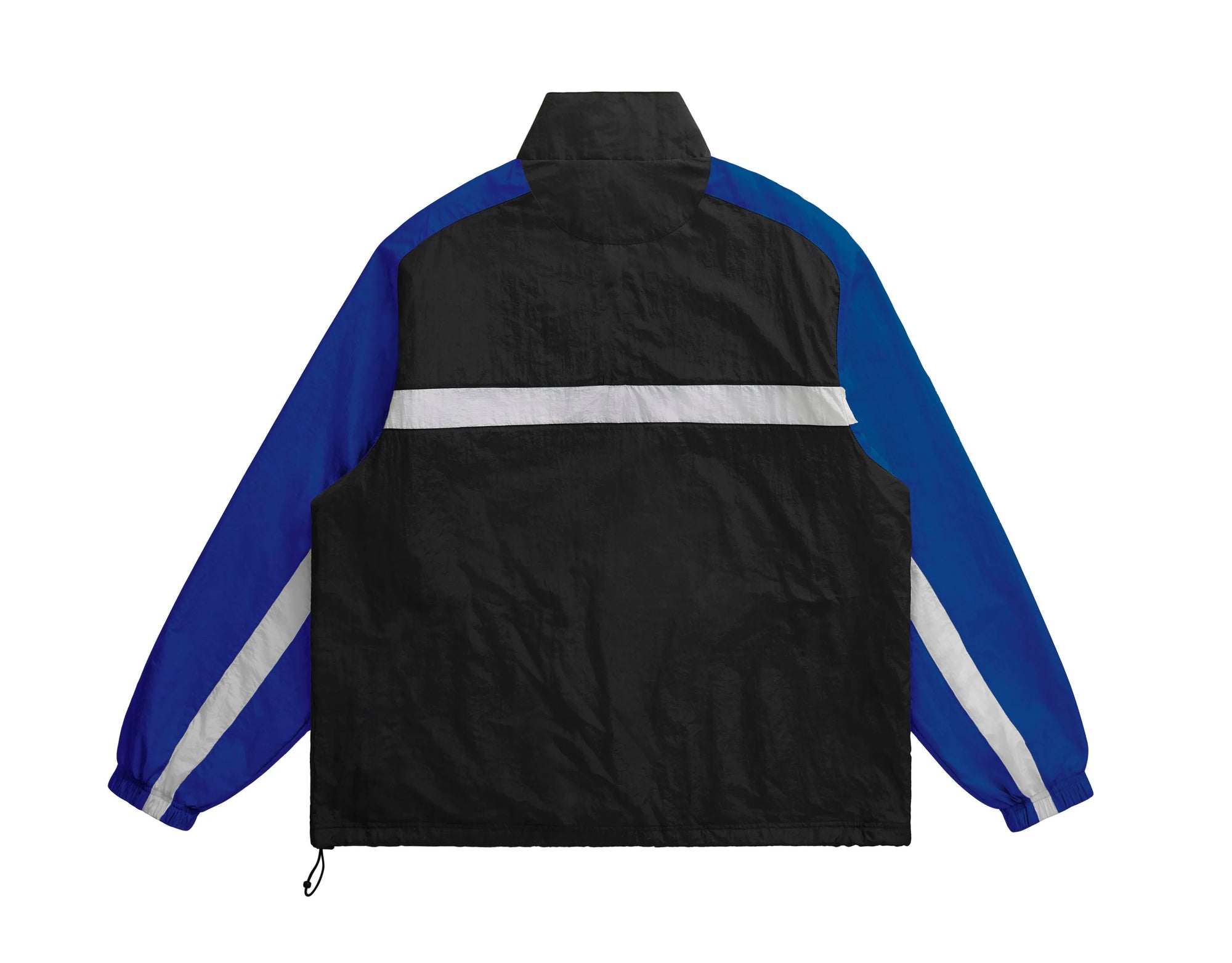 GRAND Collection Quarter Zip Nylon Pullover Black Blue - ARROW & BEAST