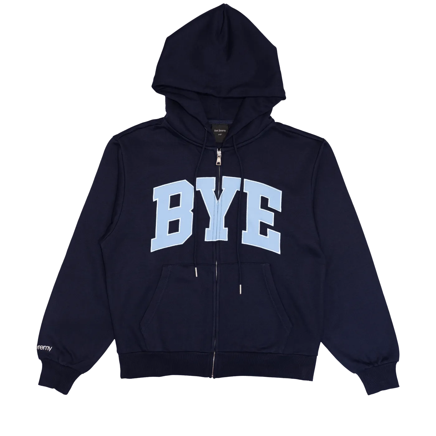 Bye Jeremy Bye Zip Hoodie Navy – ARROW & BEAST Bye Jeremy Bye Zip Hoodie Navy – ARROW & BEAST