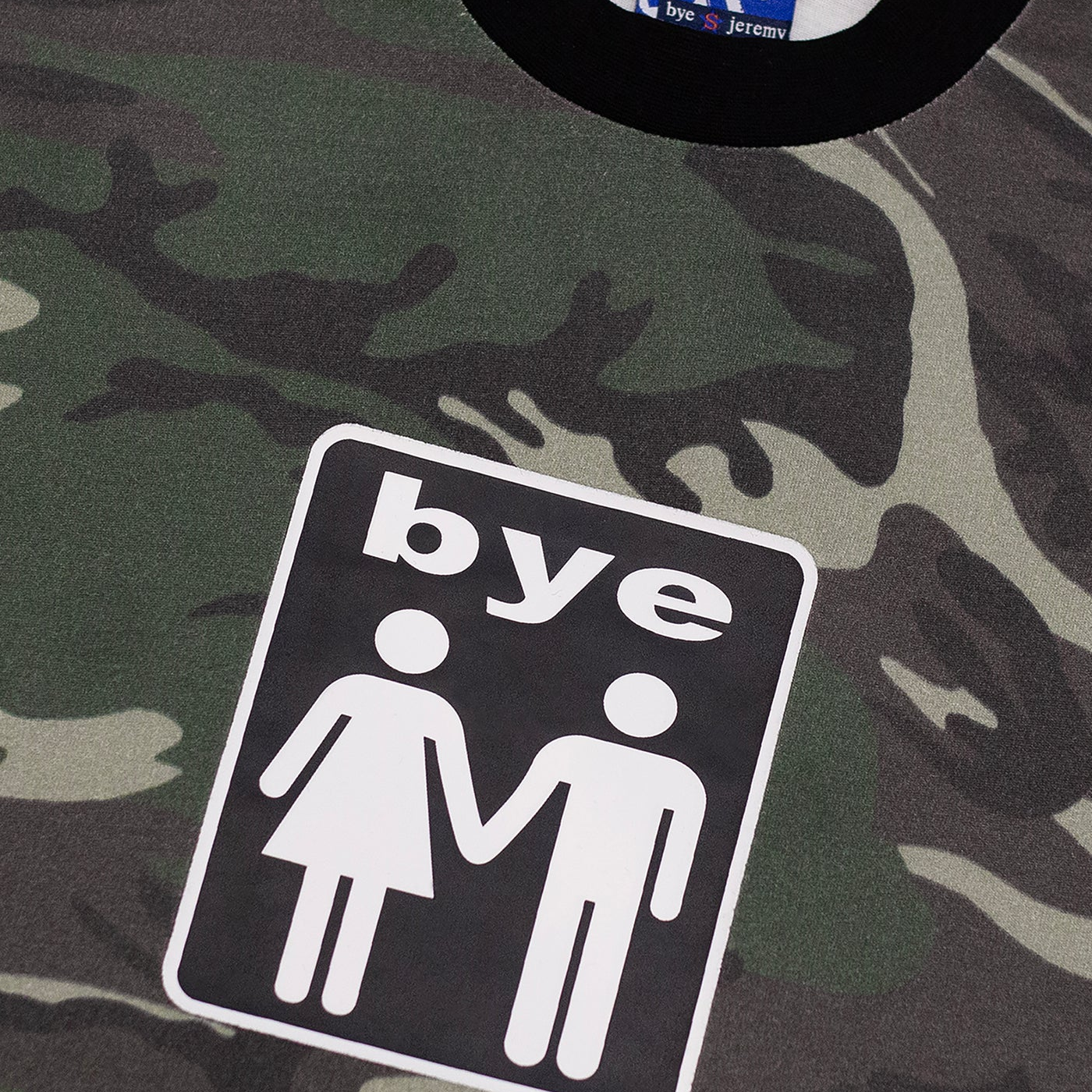 トップス Bye Jeremy Couple camo T-shirt Bye jeremy Couple camo T-shirt tシャツ