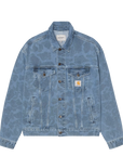 Carhartt WIP Duck Helston Jacket Blue Bleached