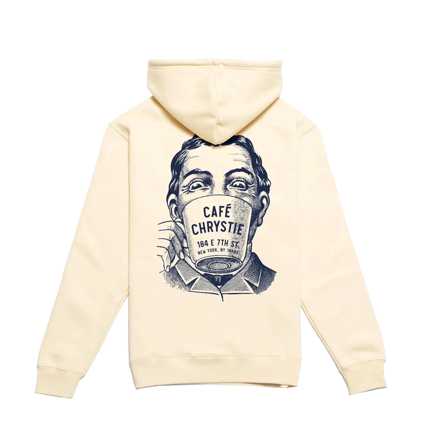 Chrystie NYC Cafe Chrystie Hoodie Creme - ARROW & BEAST