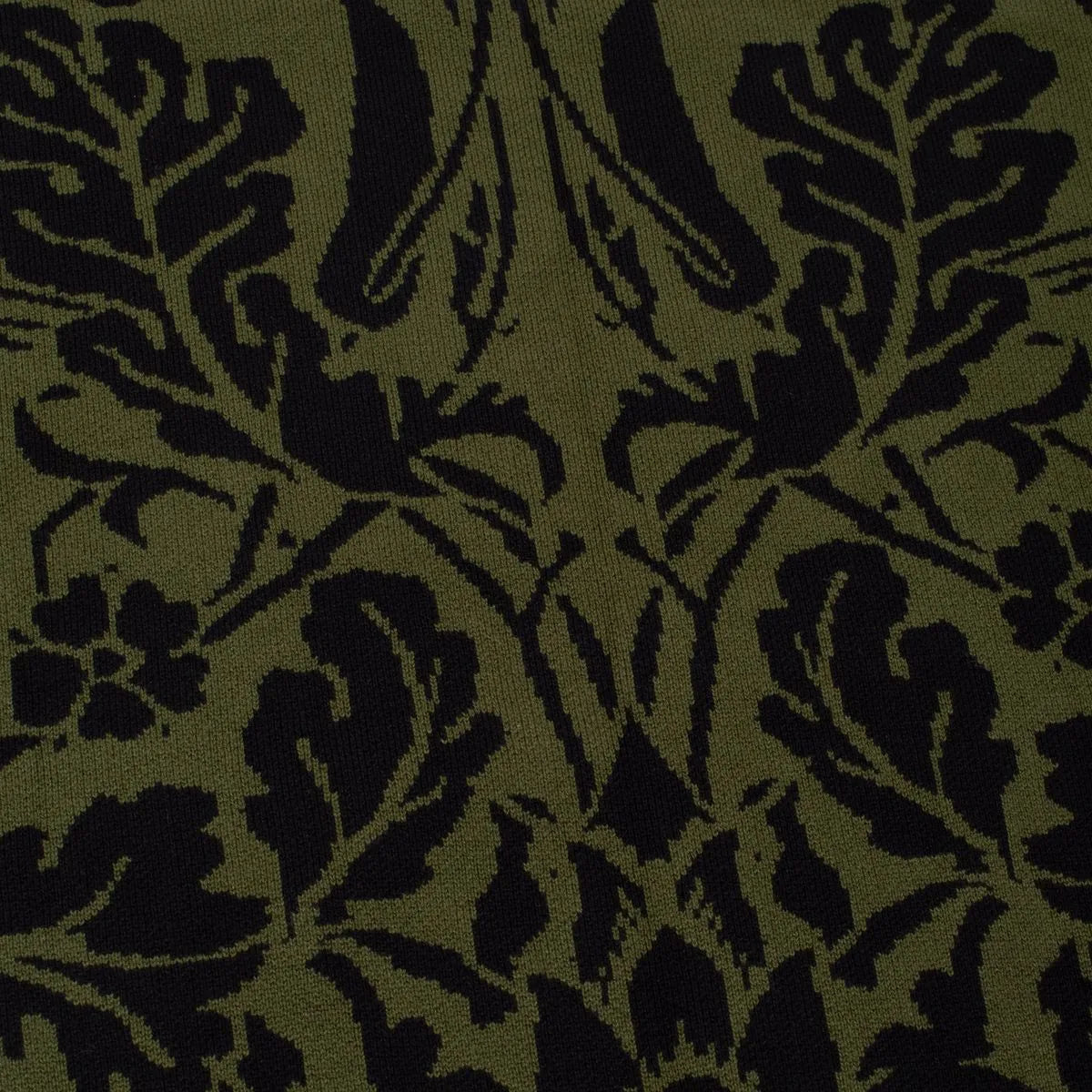 GX1000 Jacquard Knit Floral Sweater Black / Green – ARROW