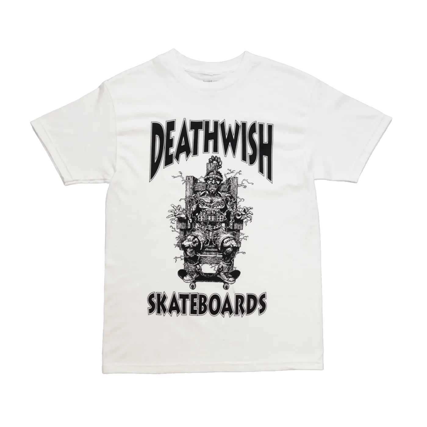 Deathwish Death Chair Tee White - ARROW & BEAST