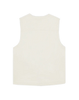 Dickies Fishersville Poplin Vest White - ARROW & BEAST