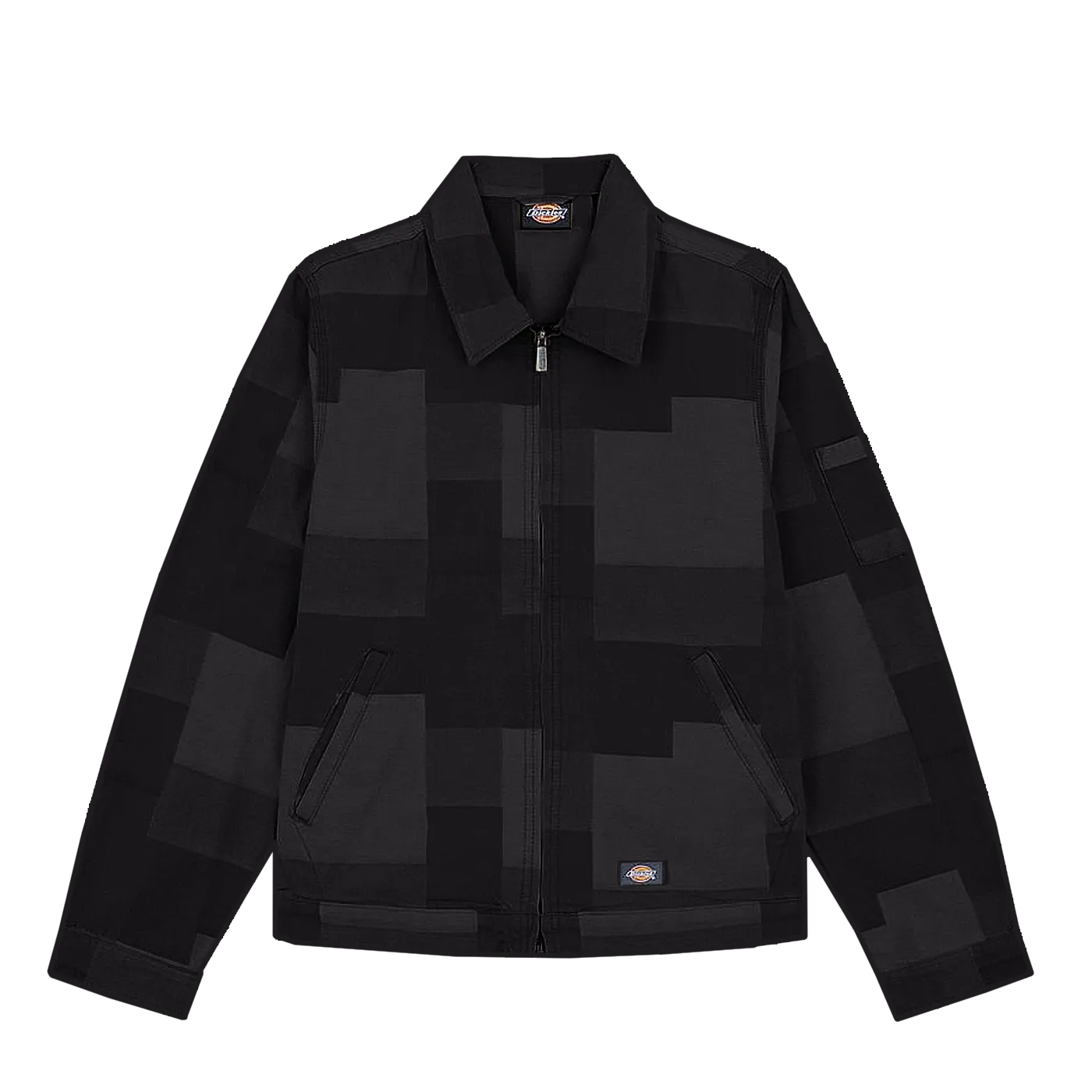 Dickies Jaquard Eisenhower Jacket Rinsed Black - ARROW & BEAST