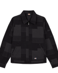 Dickies Jaquard Eisenhower Jacket Rinsed Black - ARROW & BEAST
