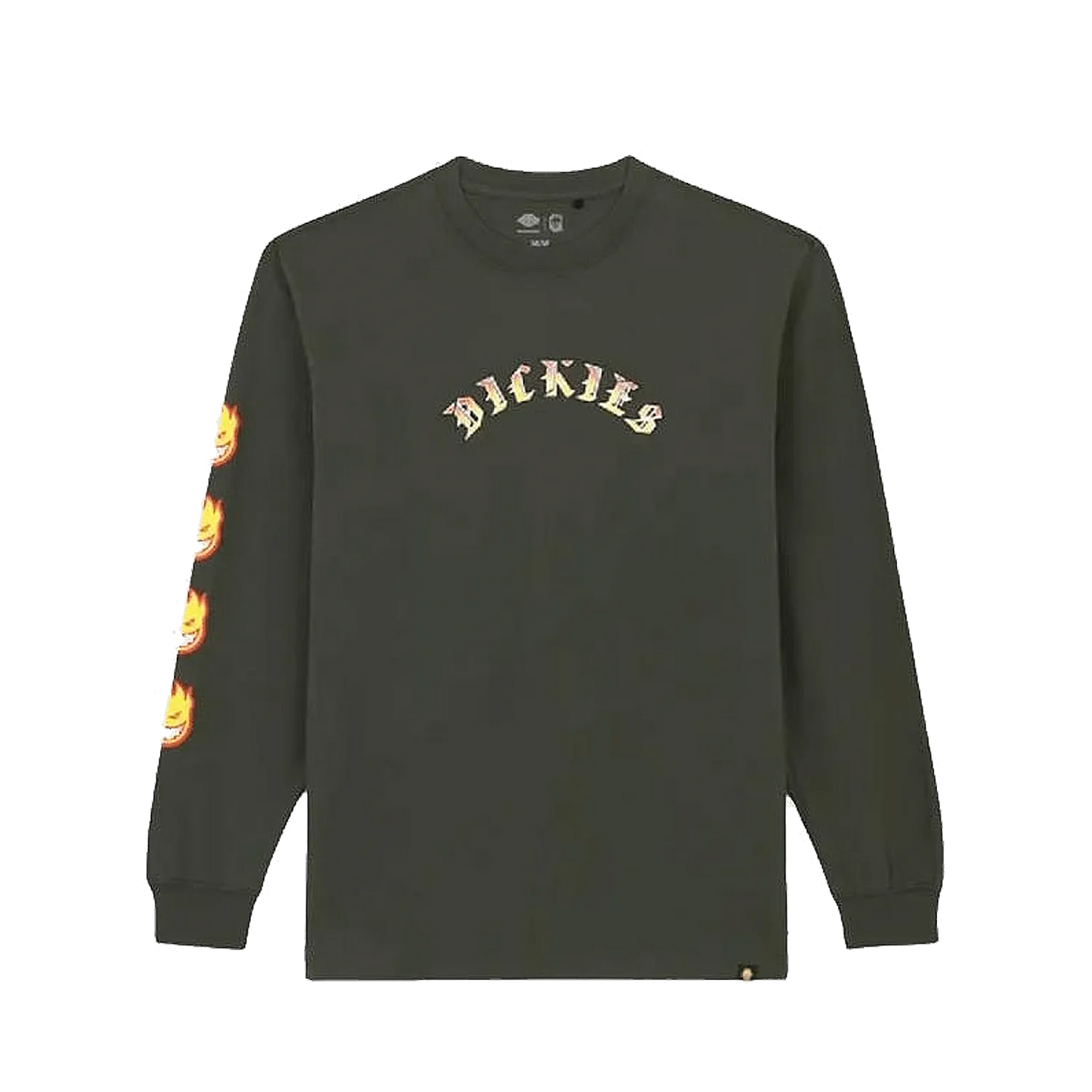 Dickies x Spitfire Longsleeve Olive - ARROW & BEAST