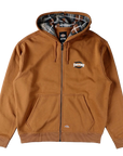 Thrasher x Dickies Zip Hood Brown