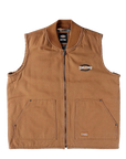 Thrasher x Dickies Vest Brown Duck