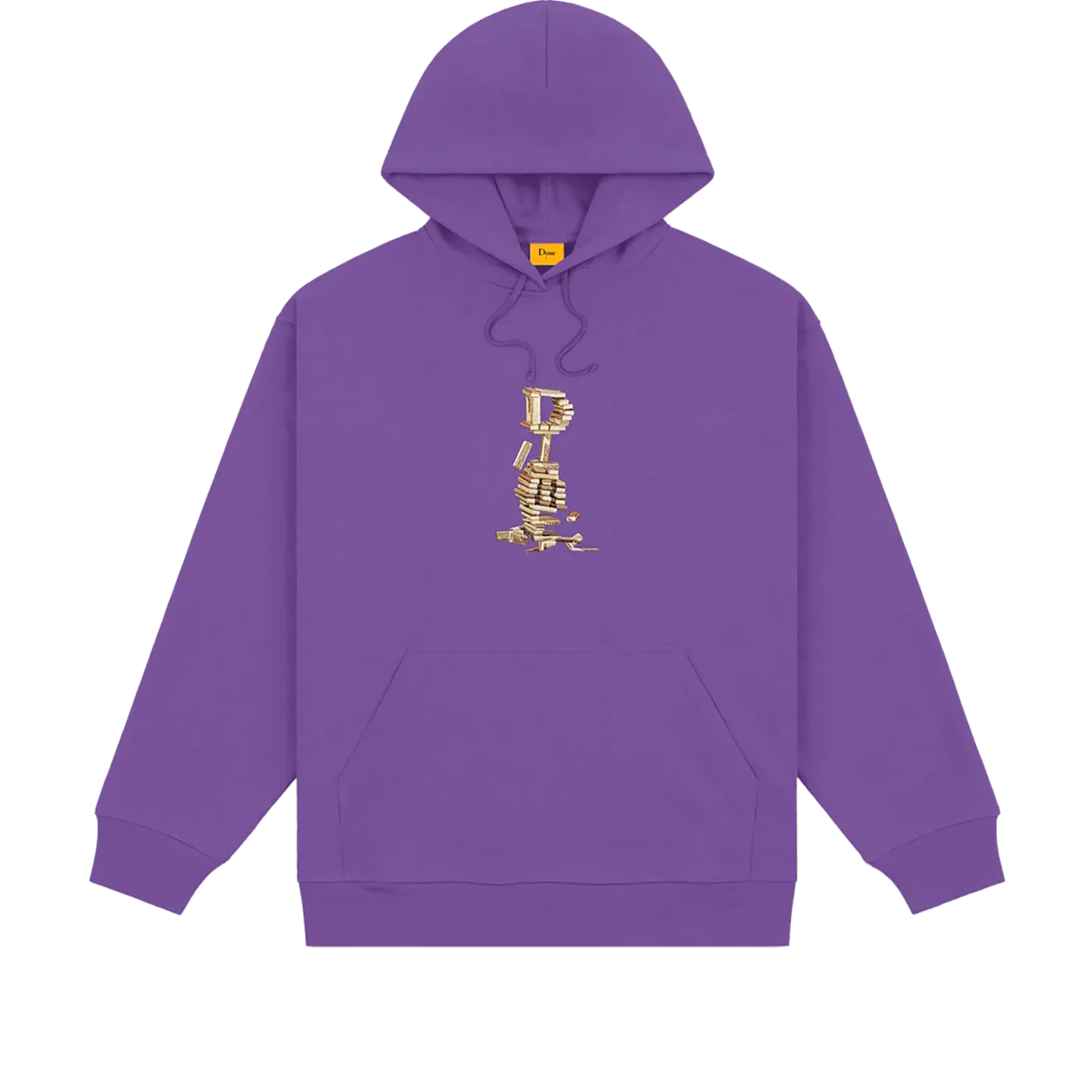Dime MTL Blocks Hoodie Deep Purple - ARROW & BEAST