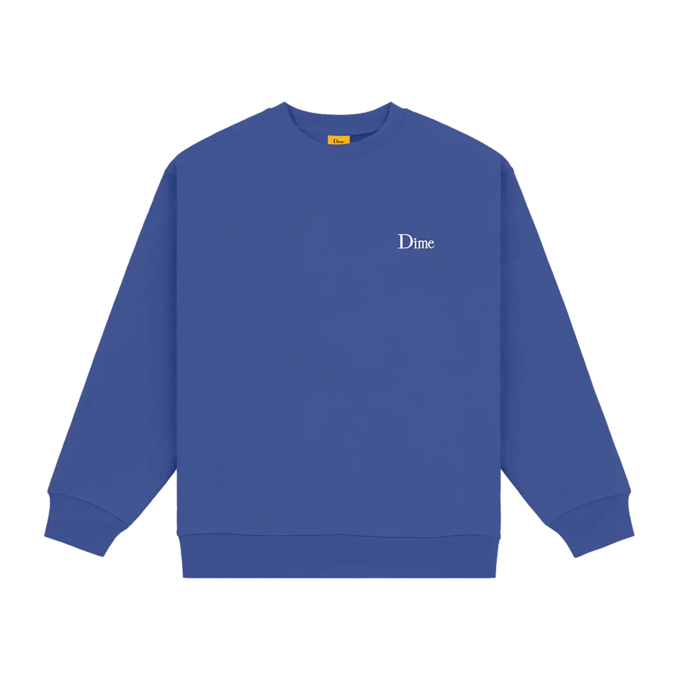 Dime MTL Classic Small Logo Crewneck Indigo - ARROW & BEAST