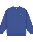 Dime MTL Classic Small Logo Crewneck Indigo - ARROW & BEAST