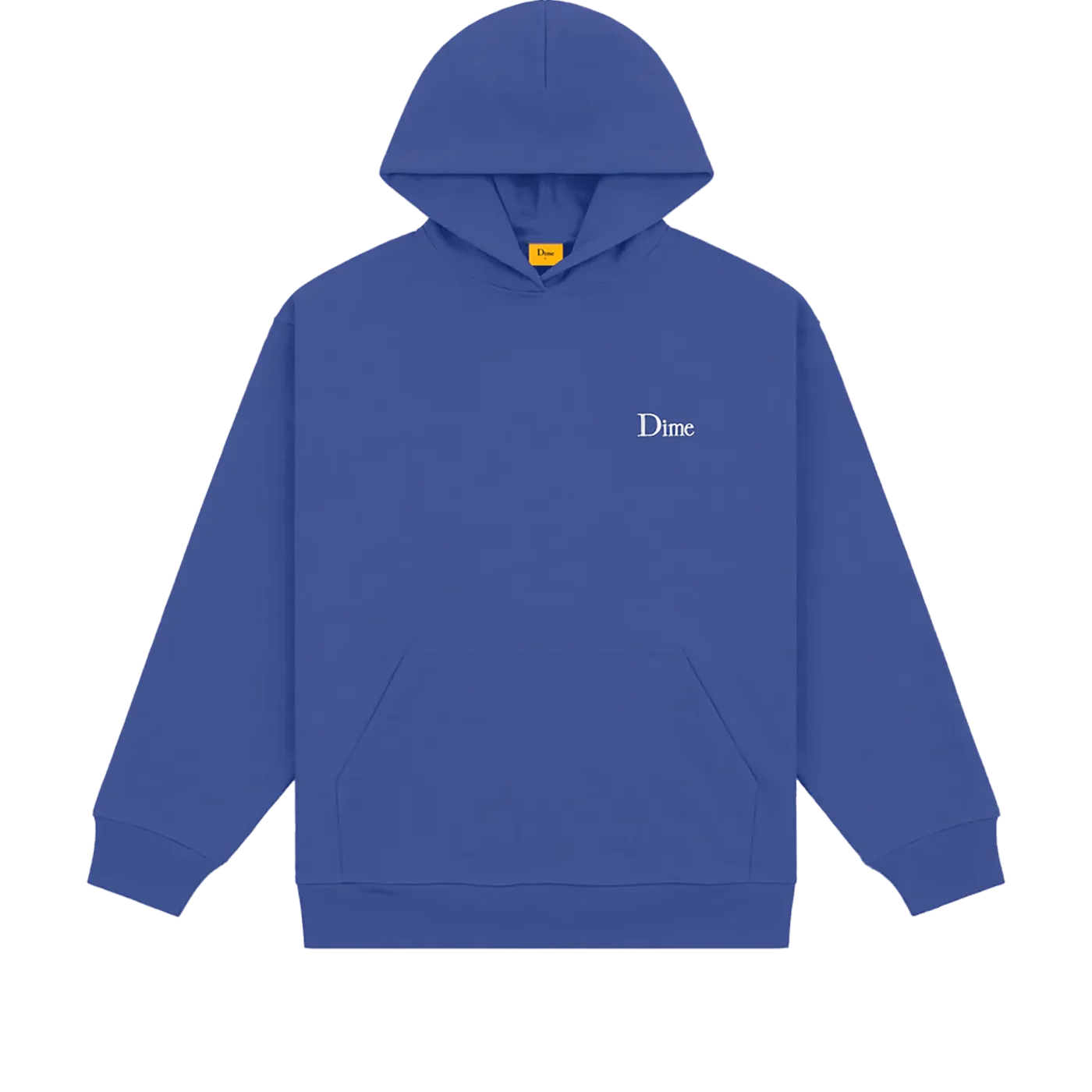 Dime MTL Classic Small Logo Hoodie Indigo - ARROW & BEAST
