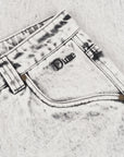 Dime MTL Classic Baggy Denim Pants Smoke White - ARROW & BEAST