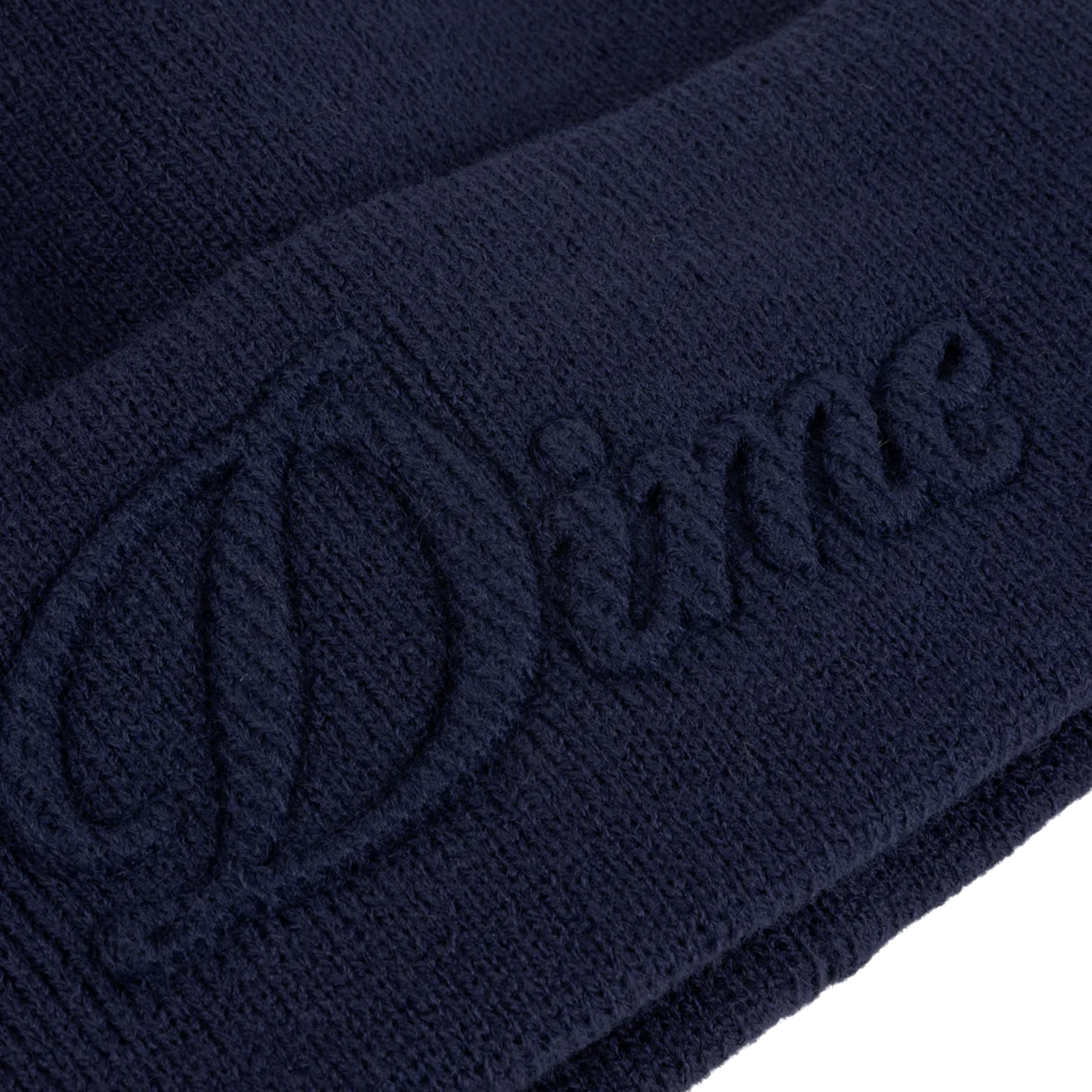 Dime MTL Cursive Fold Beanie Navy