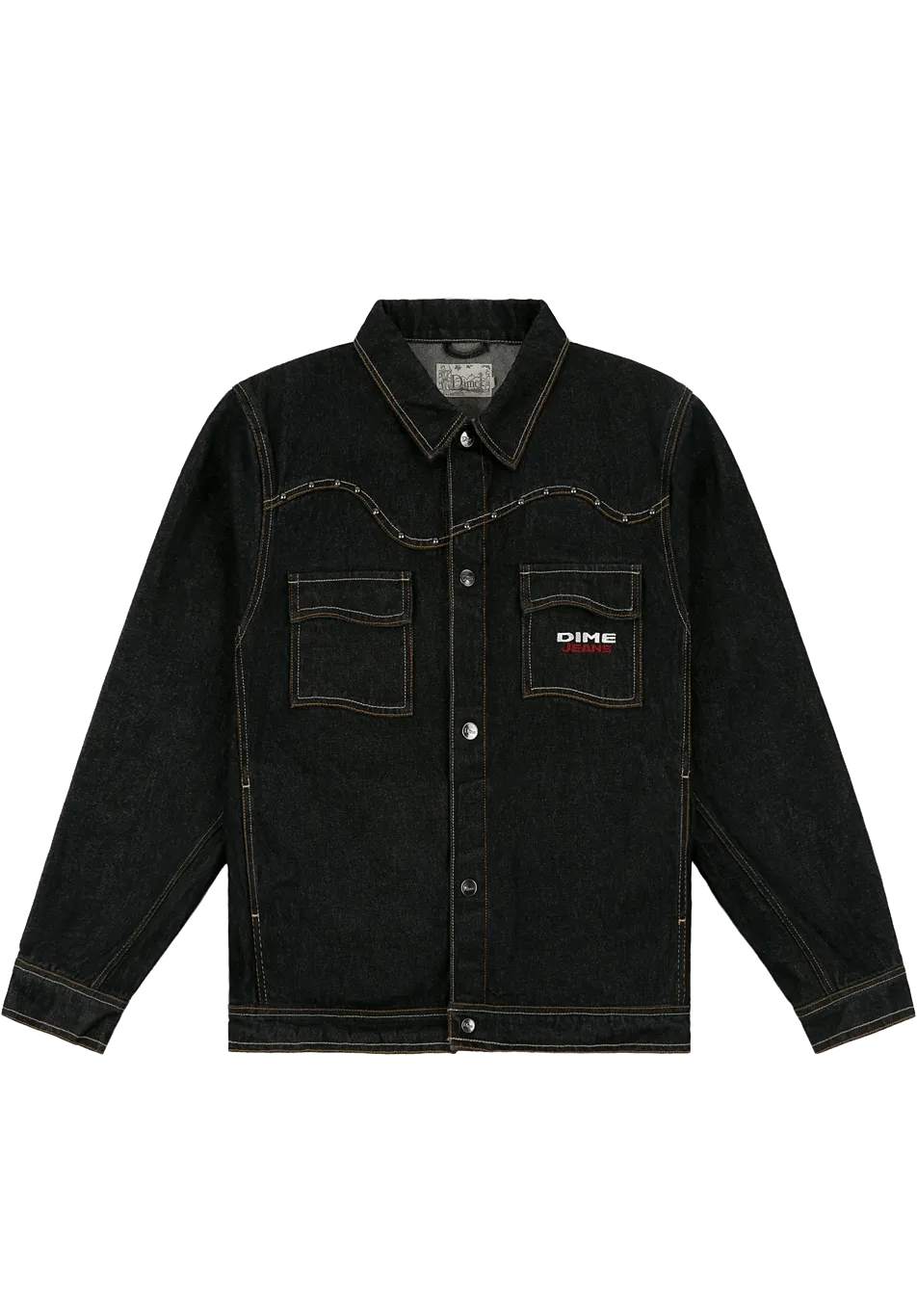 Dime MTL Denim Western Jacket Washed Black ONLINE ONLY - ARROW & BEAST