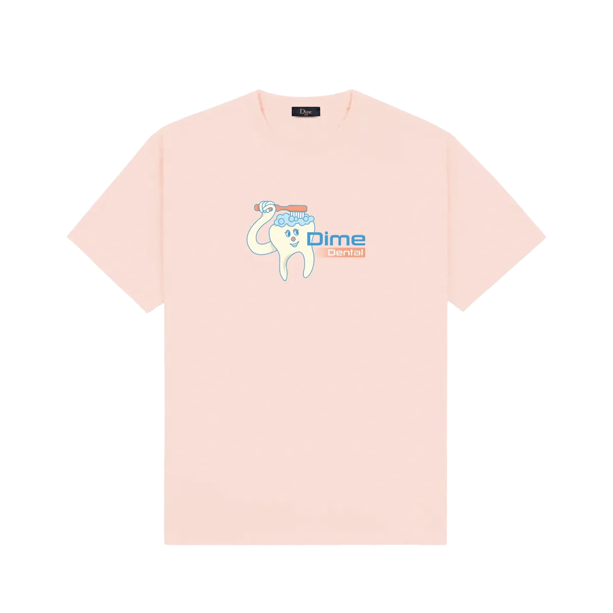 Dime MTL Dental Care Tee Pale Peach - ARROW & BEAST