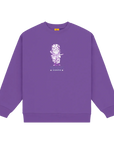 Dime MTL Dimecorps Crewneck Deep Purple - ARROW & BEAST