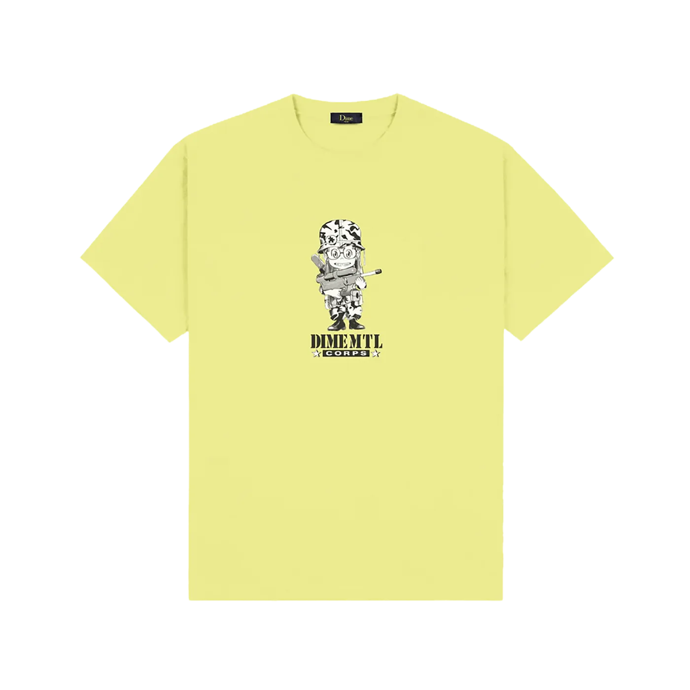 Dime MTL Dimecorps T-Shirt Lime - ARROW & BEAST