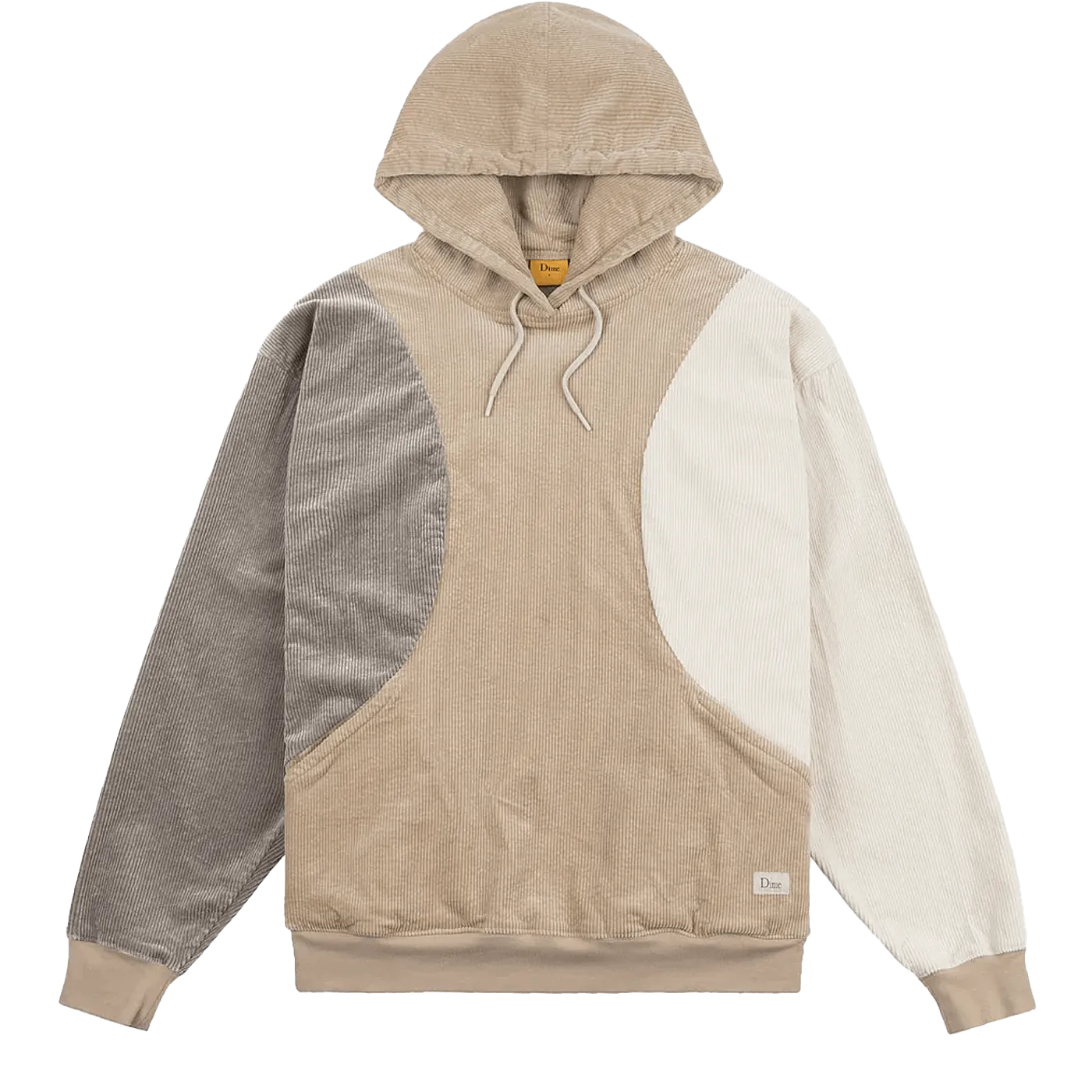 Dime MTL Wave Corduroy Hoodie Beige ONLINE ONLY - ARROW & BEAST