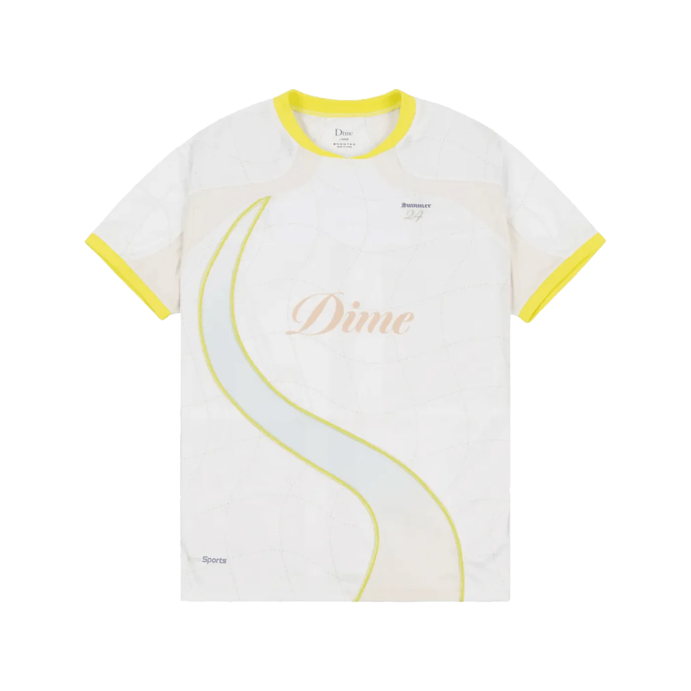 Dime MTL Pitch SS Jersey Off White - ARROW & BEAST