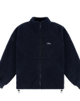 Dime MTL Polar Fleece Sherpa Zip Black - ARROW & BEAST