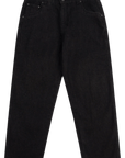 Dime MTL Relaxed Denim Pants Washed Black - ARROW & BEAST