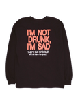 Fucking Awesome Drunk And Sad LS Black - ARROW & BEAST