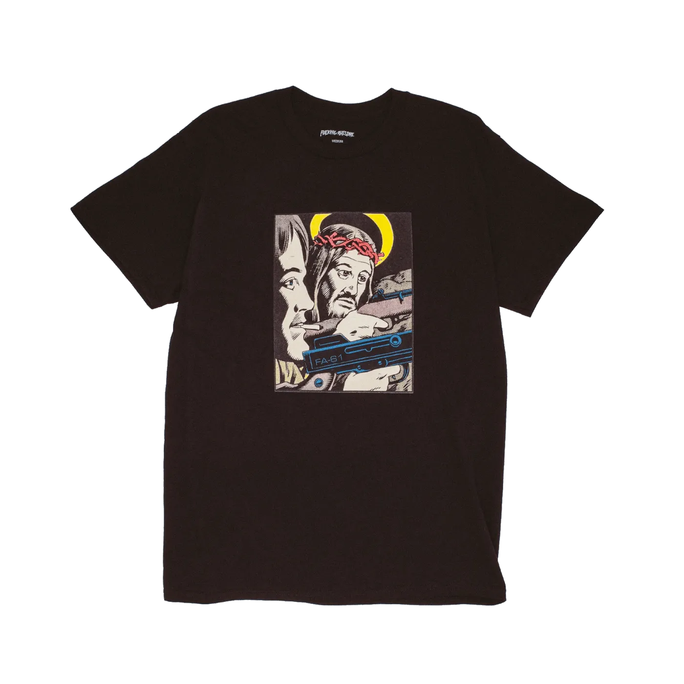 Fucking Awesome Holy War Tee Black