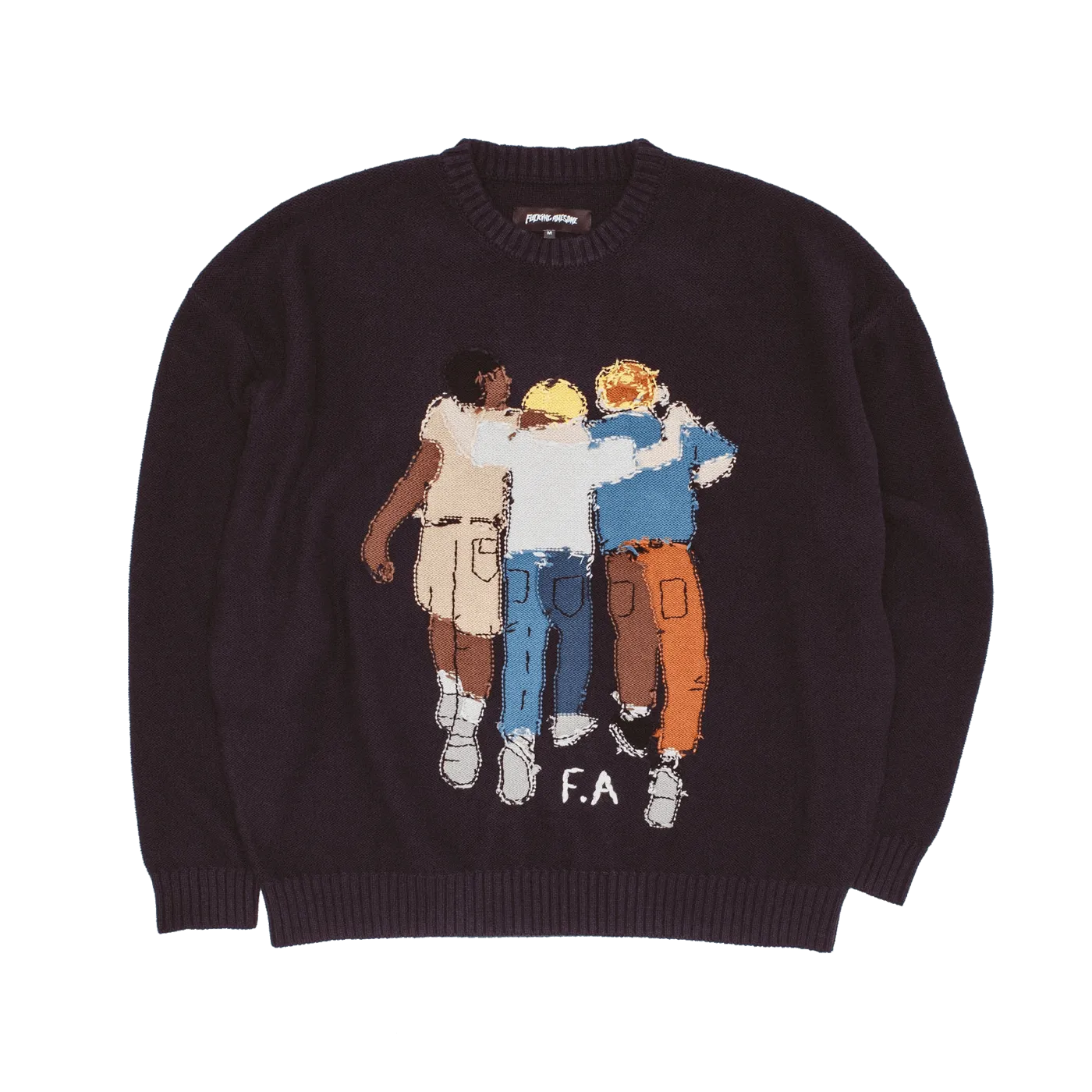 Fucking Awesome Kids Are Alright Sweater Navy – ARROW & BEAST Fucking Awesome Kids Are Alright Sweater Navy – ARROW & BEAST