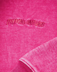 Fucking Awesome Little Stamp Snow Wash Crew Magenta - ARROW & BEAST