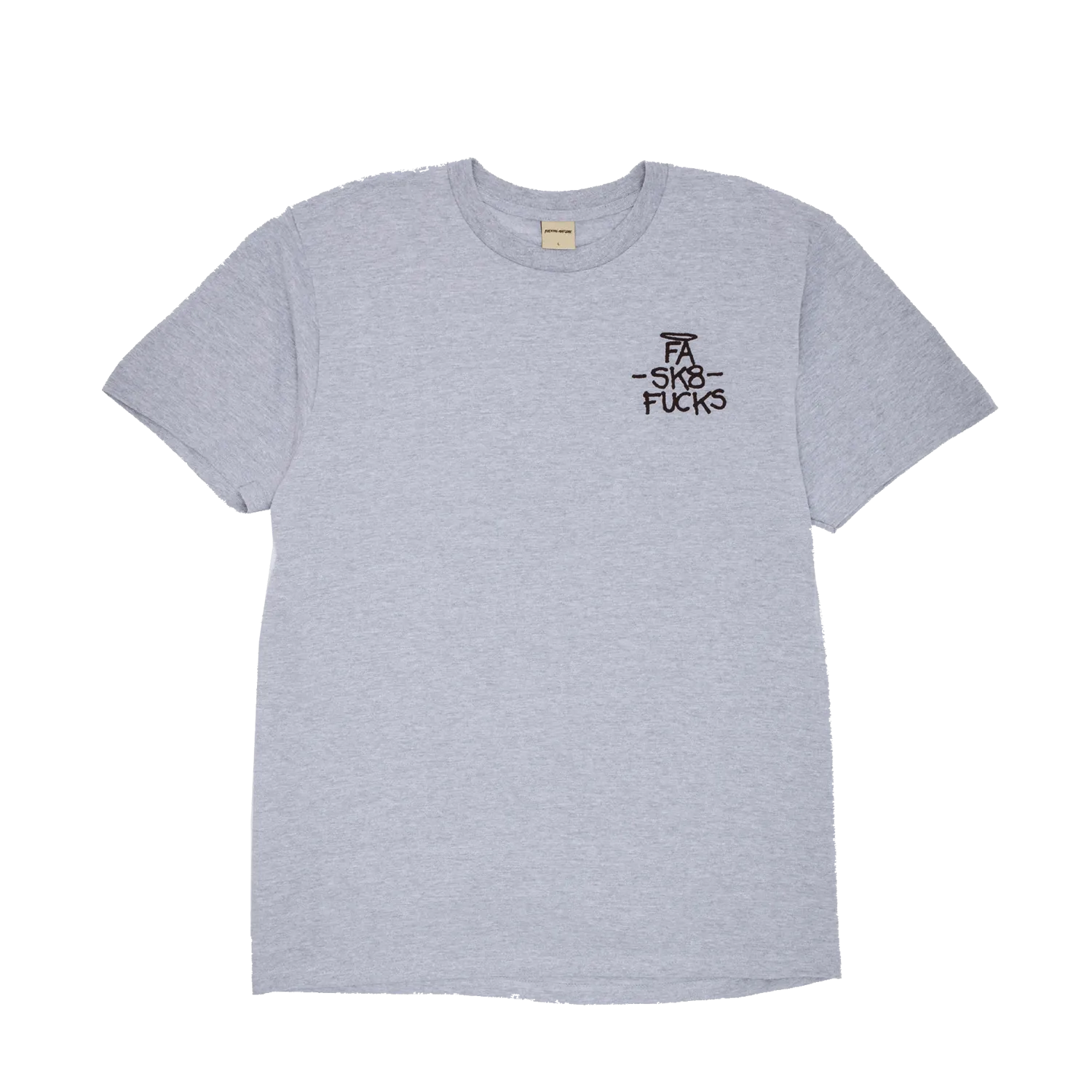 Fucking Awesome SK8 Fucks Short Sleeve Tee Heather Grey - ARROW & BEAST