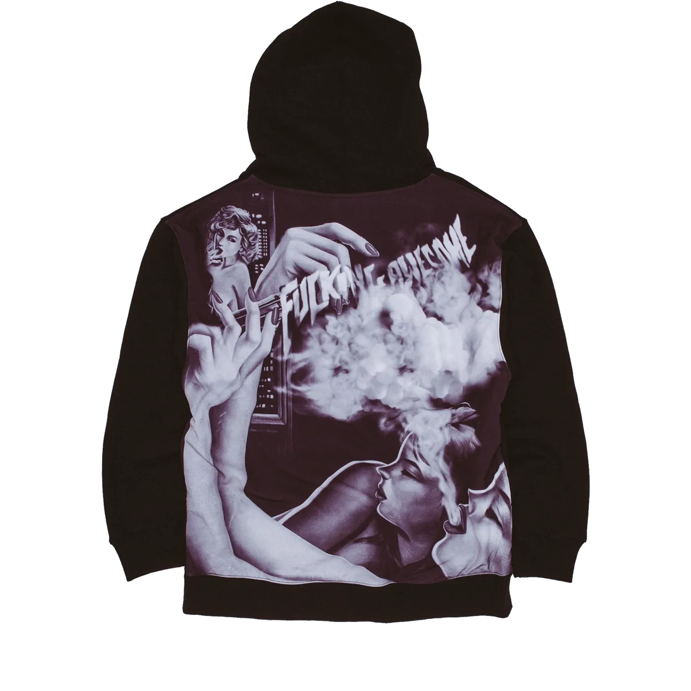 Fucking Awesome Smoke Hoodie Black - ARROW & BEAST